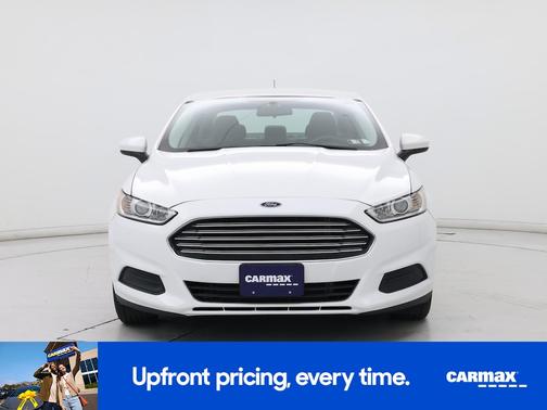 White 2015 Ford Fusion S