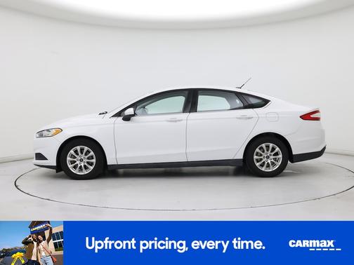 White 2015 Ford Fusion S