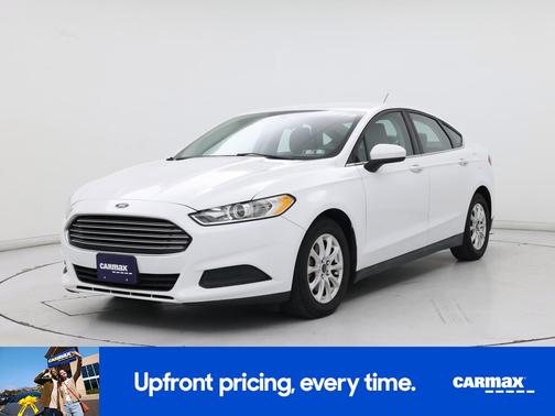 White 2015 Ford Fusion S