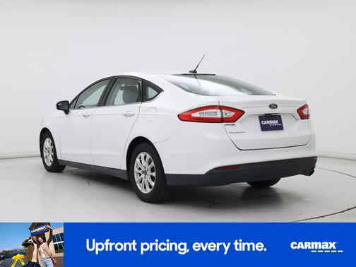 White 2015 Ford Fusion S