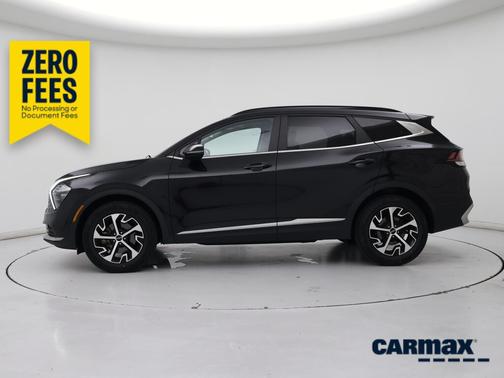Black 2023 Kia Sportage Hybrid EX