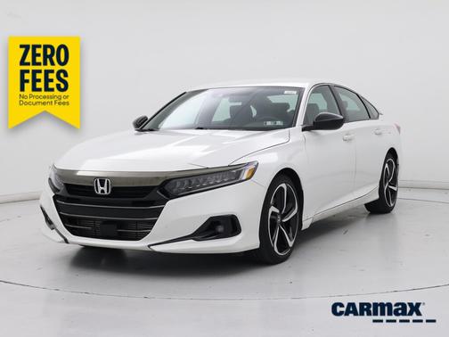 White 2022 Honda Accord Sport