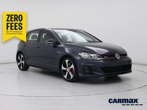 Blue 2019 Volkswagen Golf GTI Autobahn