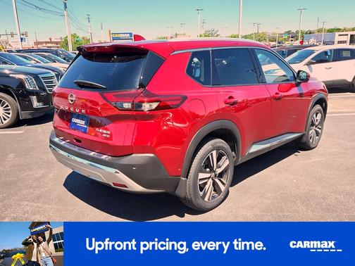 Red 2023 Nissan Rogue Platinum