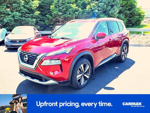 Red 2023 Nissan Rogue Platinum