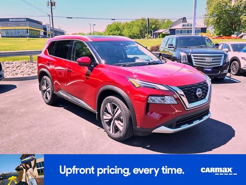Red 2023 Nissan Rogue Platinum