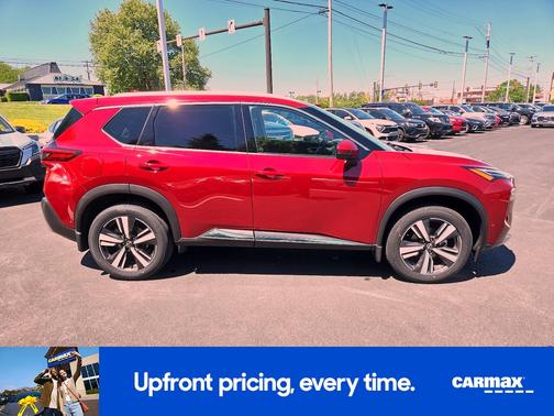Red 2023 Nissan Rogue Platinum