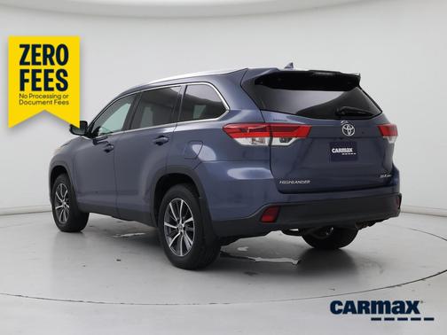 Blue 2019 Toyota Highlander XLE