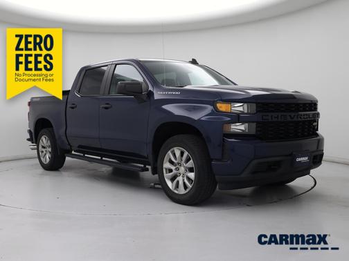 Blue 2021 Chevrolet Silverado 1500 Custom