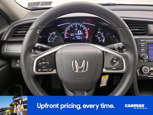 White 2018 Honda Civic LX