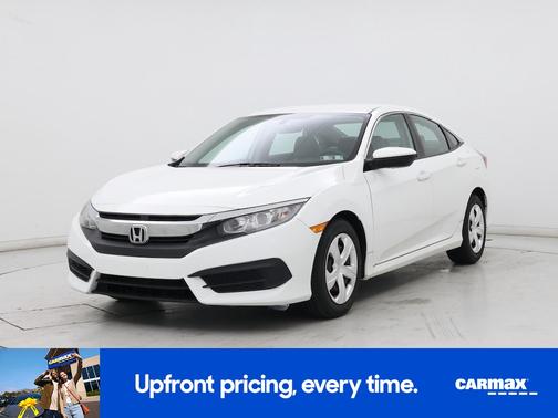 White 2018 Honda Civic LX