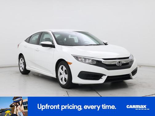 White 2018 Honda Civic LX