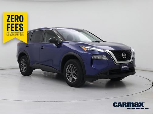 Blue 2021 Nissan Rogue S