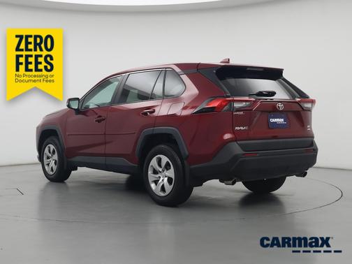 Red 2022 Toyota RAV4 LE