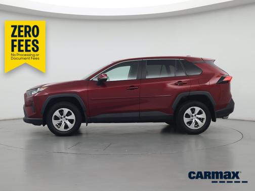 Red 2022 Toyota RAV4 LE