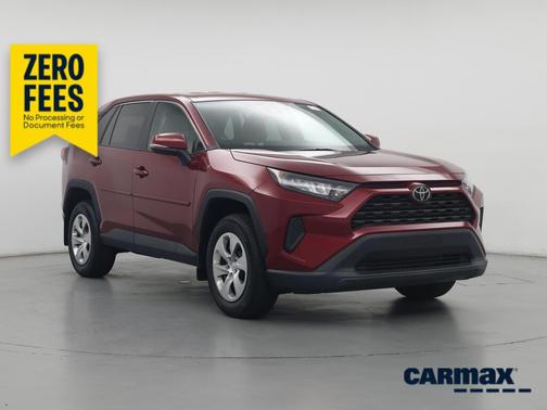 Red 2022 Toyota RAV4 LE