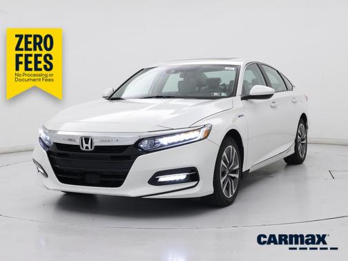 White 2019 Honda Accord Hybrid EX