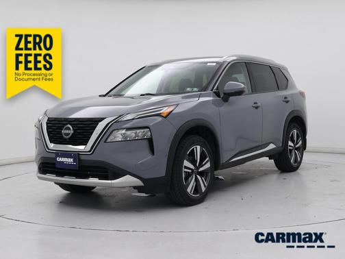 Gray 2023 Nissan Rogue Platinum