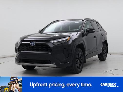Black 2023 Toyota RAV4 Hybrid SE