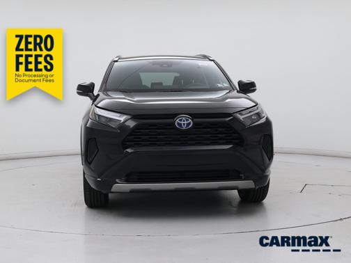 Black 2023 Toyota RAV4 Hybrid SE