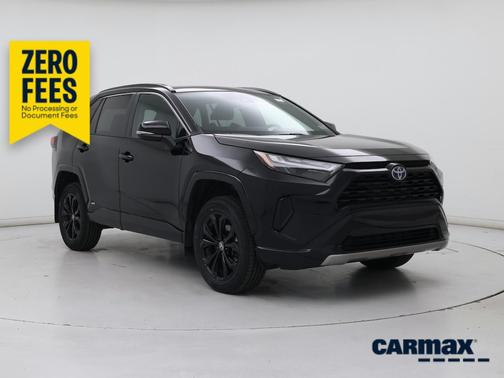 Black 2023 Toyota RAV4 Hybrid SE