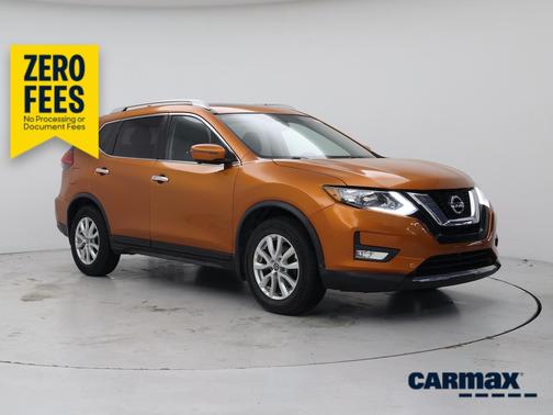 Orange 2017 Nissan Rogue SV
