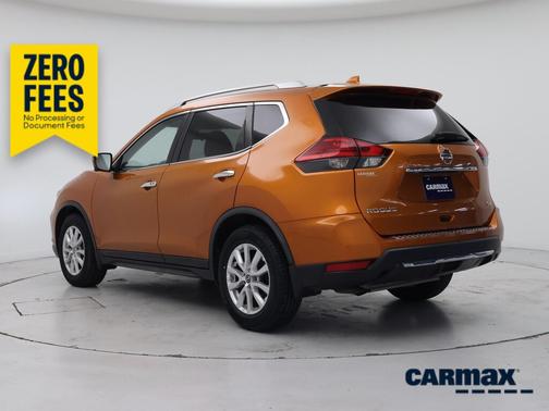Orange 2017 Nissan Rogue SV