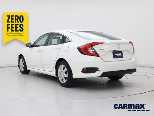 White 2016 Honda Civic LX