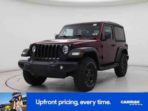 Burgundy 2022 Jeep Wrangler Willys Sport