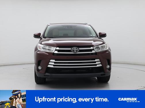 Burgundy 2018 Toyota Highlander XLE