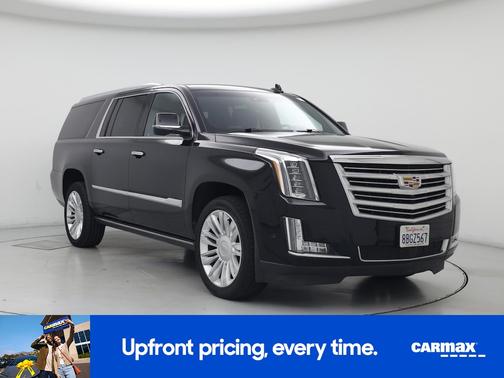 Black 2018 Cadillac Escalade ESV Platinum