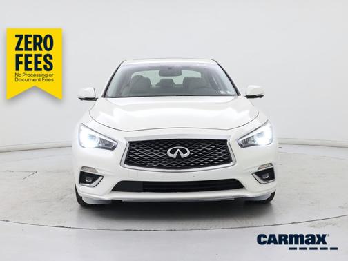 White 2022 INFINITI Q50 Luxe
