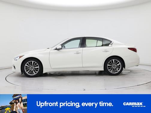 White 2022 INFINITI Q50 Luxe