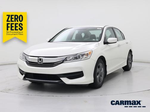 White 2017 Honda Accord LX