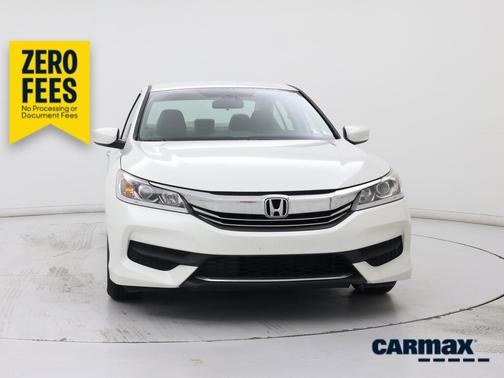 White 2017 Honda Accord LX