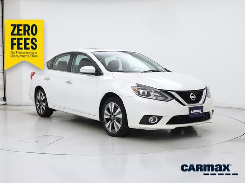 White 2018 Nissan Sentra SL