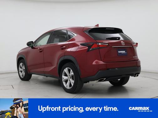 Red 2017 Lexus NX 200t