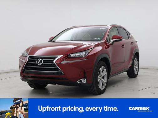 Red 2017 Lexus NX 200t