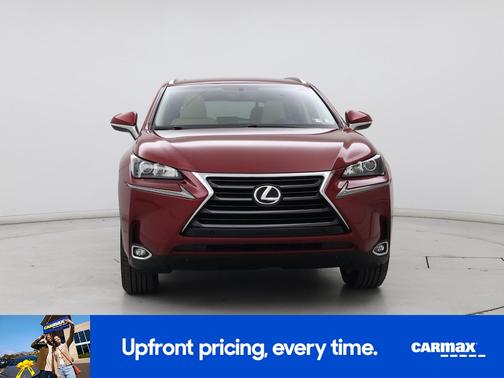 Red 2017 Lexus NX 200t