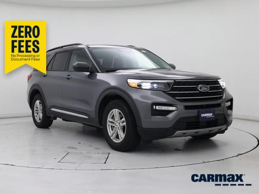 Gray 2021 Ford Explorer XLT