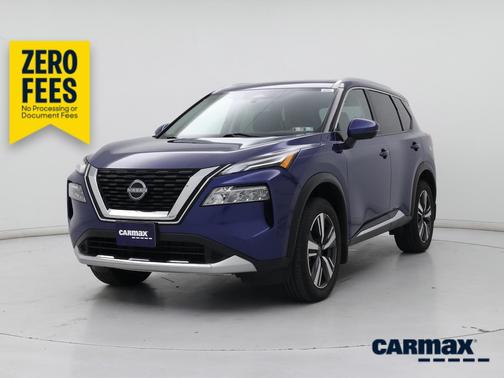 Blue 2023 Nissan Rogue Platinum