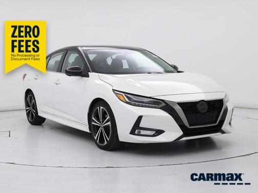White 2021 Nissan Sentra SR