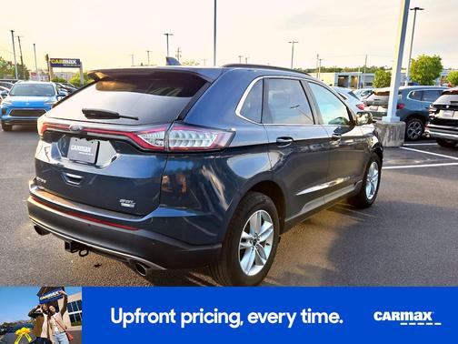 Blue 2016 Ford Edge SEL