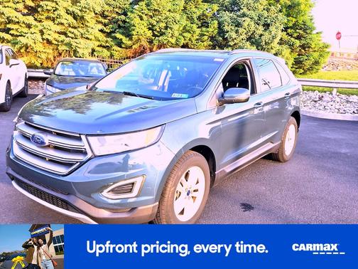 Blue 2016 Ford Edge SEL