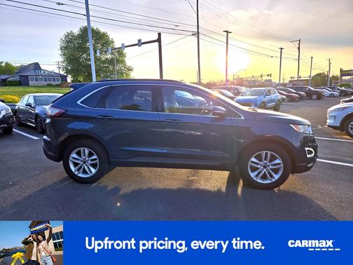Blue 2016 Ford Edge SEL