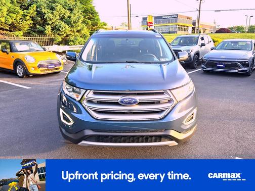 Blue 2016 Ford Edge SEL