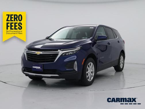 Blue 2022 Chevrolet Equinox LT