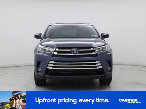 Blue 2019 Toyota Highlander Hybrid Limited Platinum