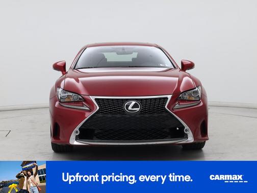 Red 2015 Lexus RC 350
