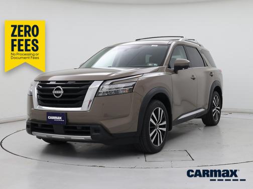 Tan 2023 Nissan Pathfinder Platinum